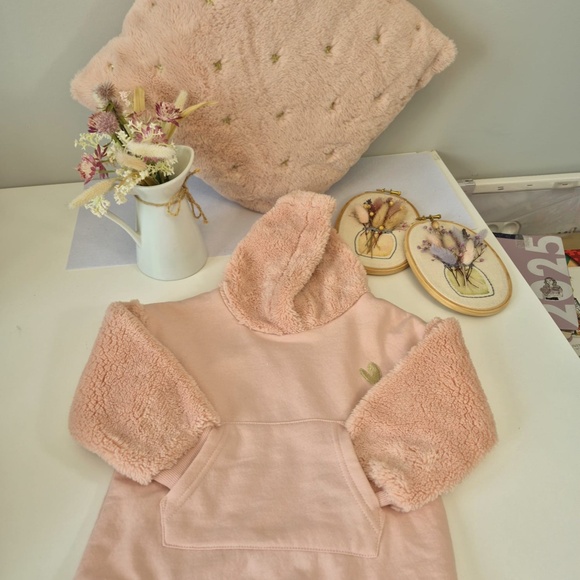 Pink Fuzzy Sweatshirt - Picture 2 of 4
